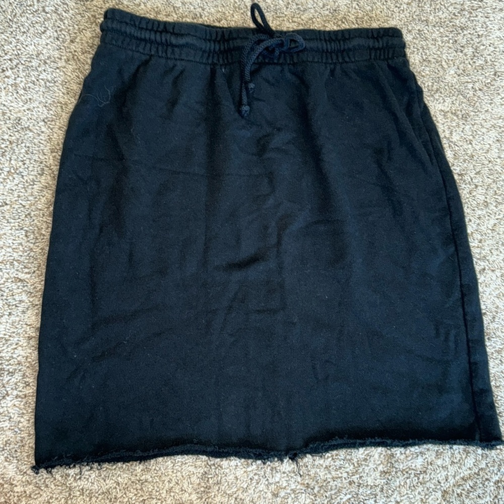 aerie black size small sweatshirt skirt